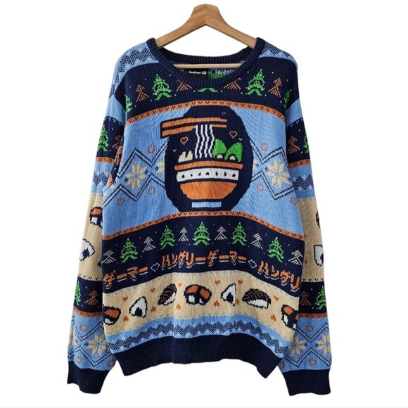 Geeknet Hunger Games Noodles Food Graphic Sweater mens 2X - Picture 1 of 6